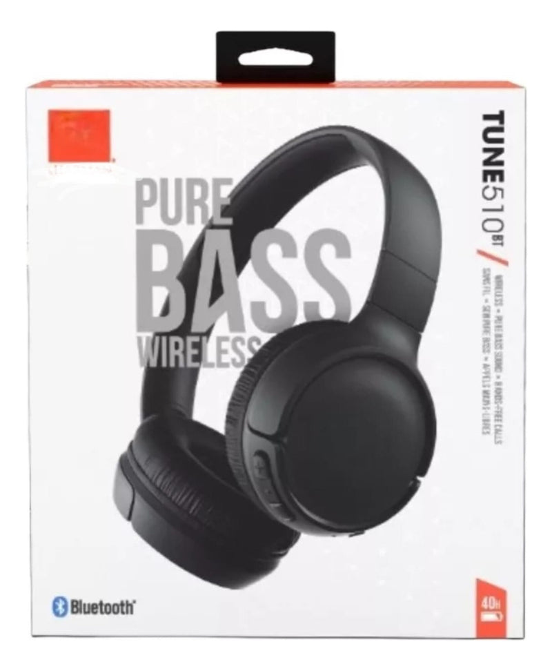 PRETO - Fone sem Fio Bluetooth Tune 510 Premium